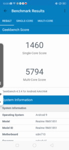 Realme 3 pro geekbench