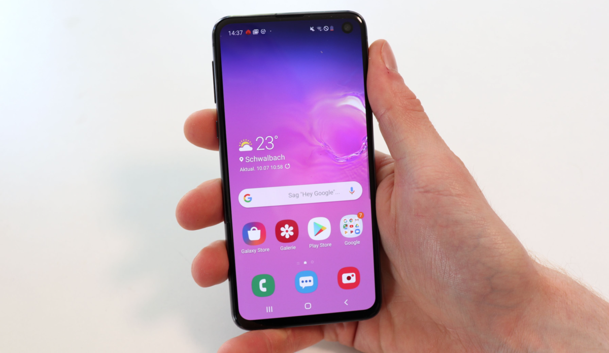 Samsung S10e Display