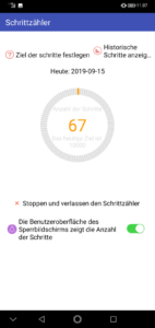 Ulefone T2 Schrittzähler