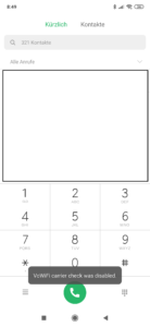 VoWIFI Xiaomi MIUI 10 freischalten 2